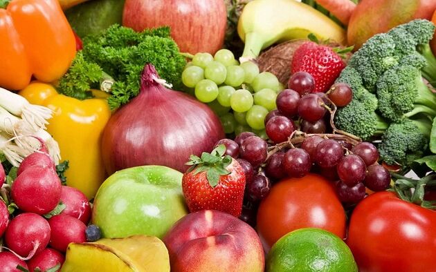 水果和蔬菜以增加效力